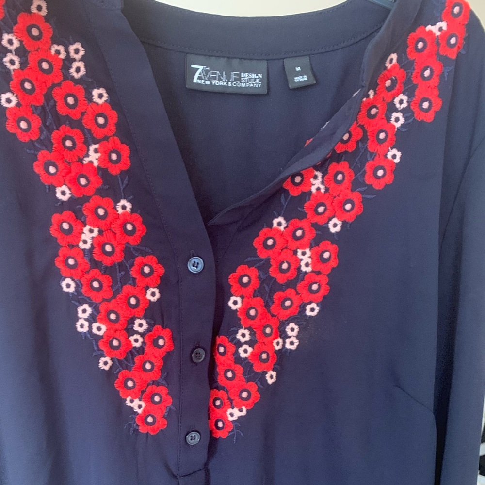 Navy Blouse